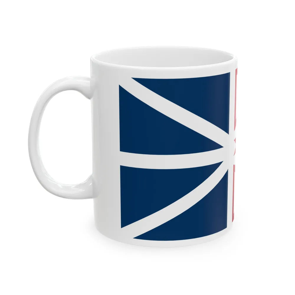 Flag of Newfoundland and Labrador Canada - White Coffee Mug-Go Mug Yourself