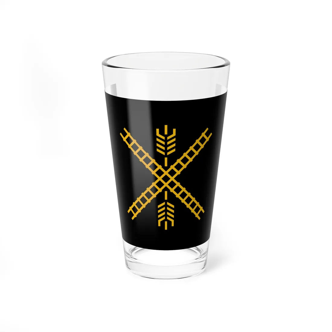 Flag of Newton Kansas (United States) Pint Glass 16oz 16oz - Go Mug Yourself