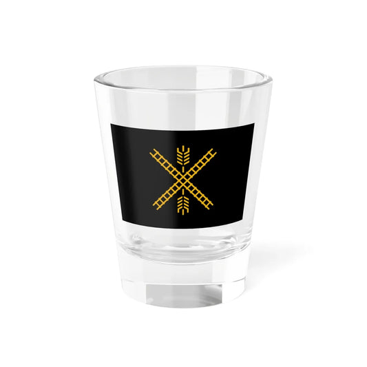 Flag of Newton Kansas (United States) Shot Glass 1.5oz 1.5oz - Go Mug Yourself