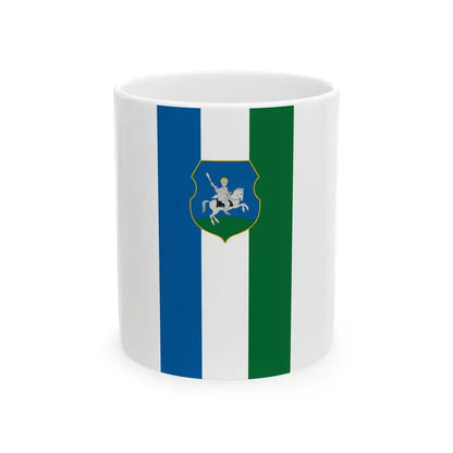 Flag of Nezsa (Hungary) White Coffee Mug 11oz - Go Mug Yourself