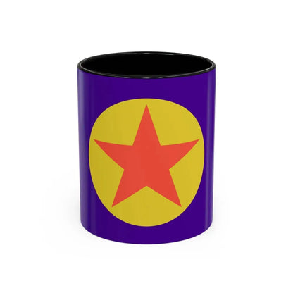Flag of Ngaraard Palau - Accent Coffee Mug 11oz Black - Go Mug Yourself