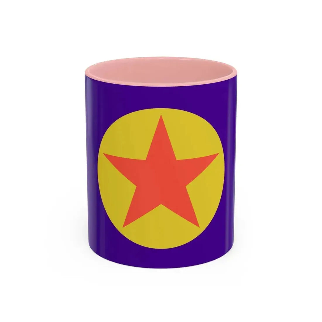 Flag of Ngaraard Palau - Accent Coffee Mug 11oz Pink - Go Mug Yourself