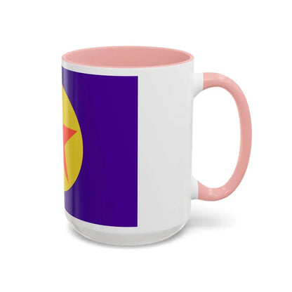 Flag of Ngaraard Palau - Accent Coffee Mug - Go Mug Yourself