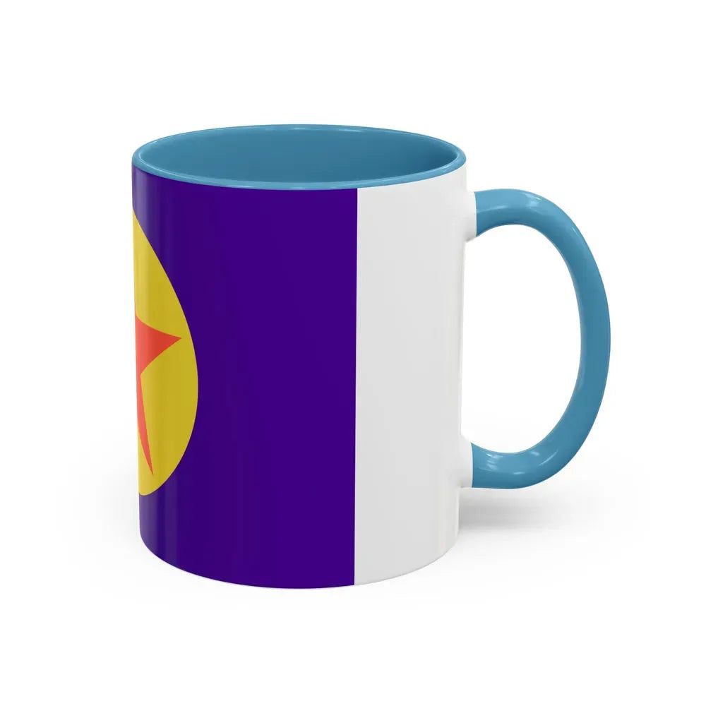 Flag of Ngaraard Palau - Accent Coffee Mug - Go Mug Yourself