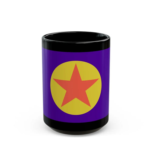 Flag of Ngaraard Palau - Black Coffee Mug-15oz-Go Mug Yourself