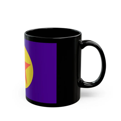 Flag of Ngaraard Palau - Black Coffee Mug-Go Mug Yourself