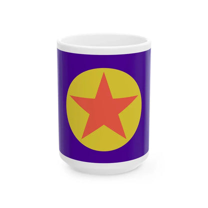 Flag of Ngaraard Palau - White Coffee Mug 15oz - Go Mug Yourself