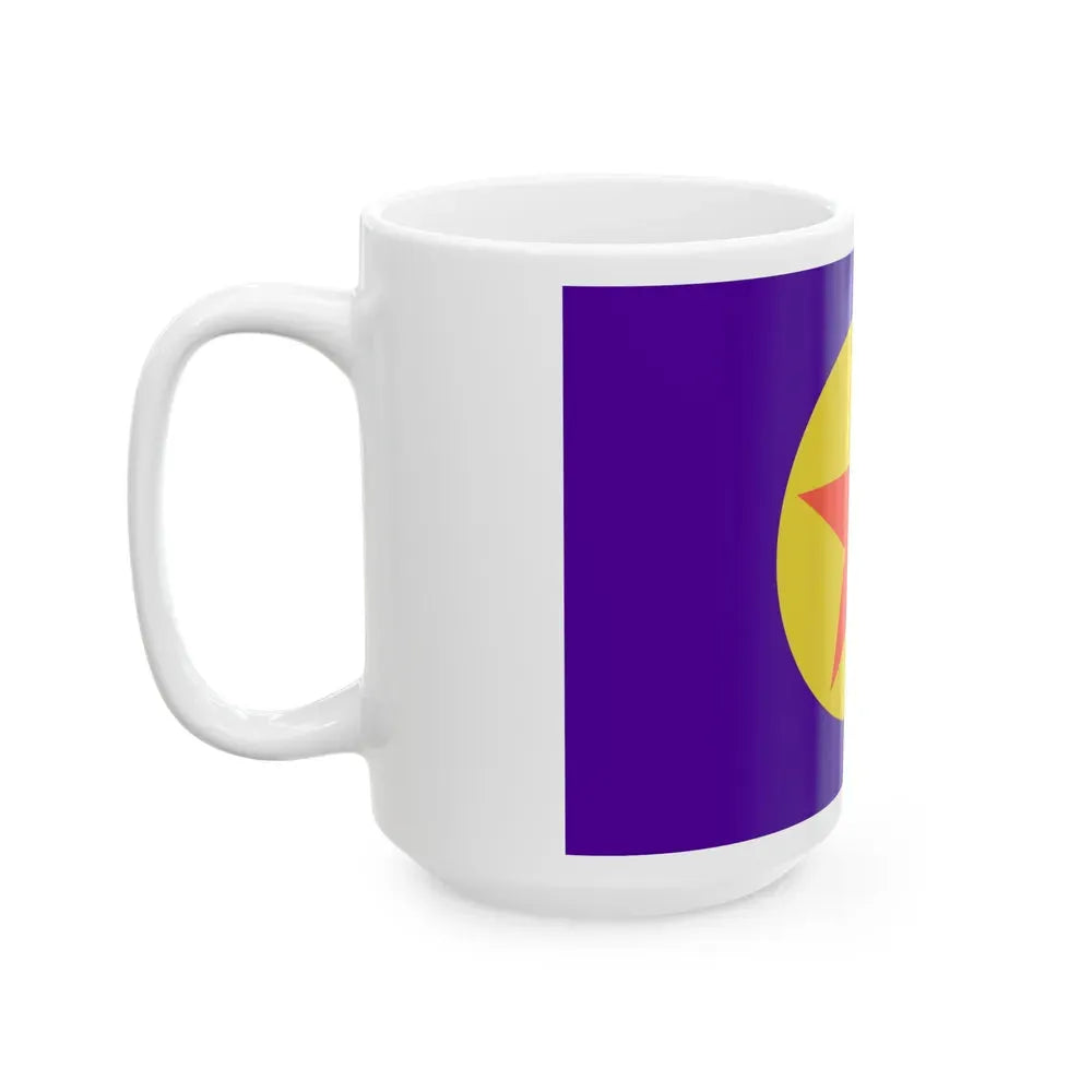 Flag of Ngaraard Palau - White Coffee Mug - Go Mug Yourself