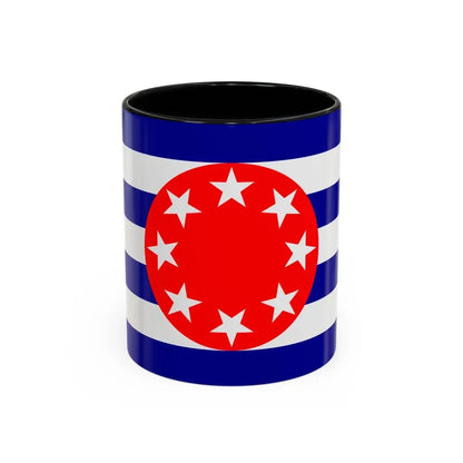Flag of Ngarchelong Palau - Accent Coffee Mug 11oz Black - Go Mug Yourself