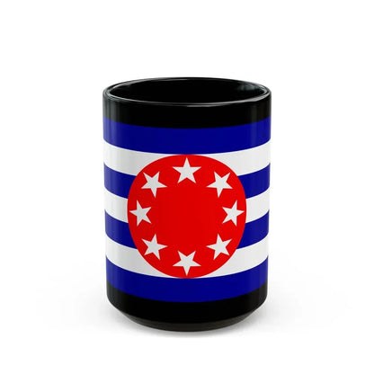 Flag of Ngarchelong Palau - Black Coffee Mug 15oz - Go Mug Yourself