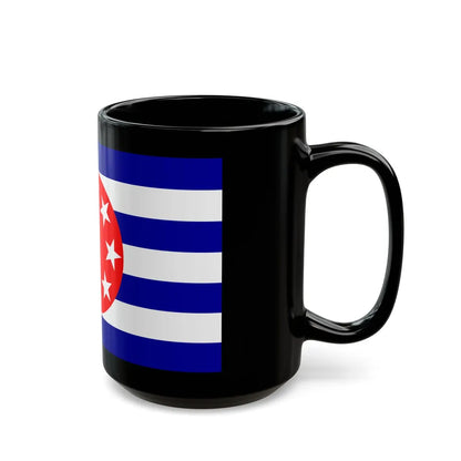 Flag of Ngarchelong Palau - Black Coffee Mug-Go Mug Yourself