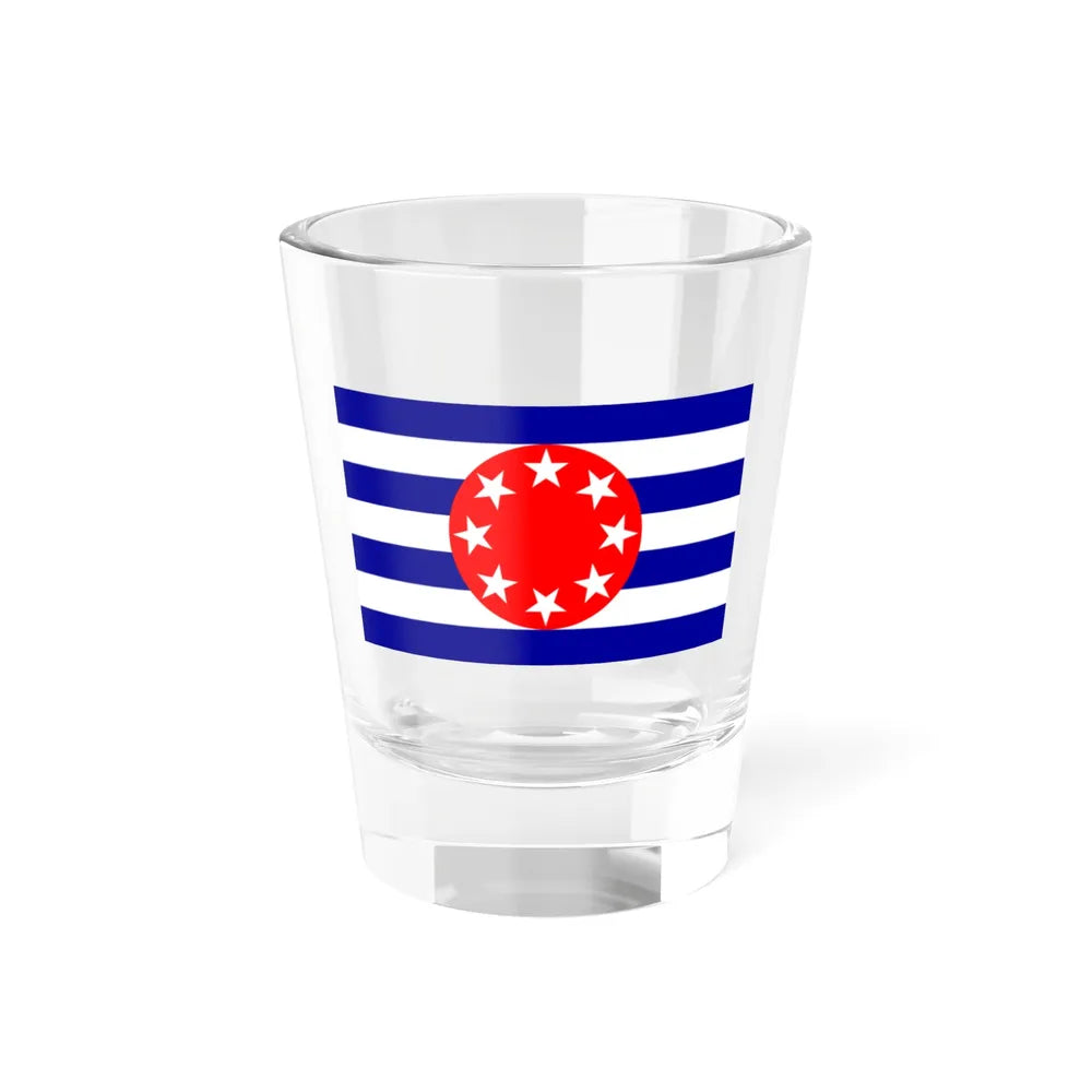 Flag of Ngarchelong Palau - Shot Glass 1.5oz 1.5oz - Go Mug Yourself