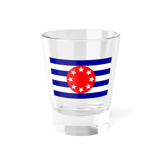 Flag of Ngarchelong Palau - Shot Glass 1.5oz 1.5oz - Go Mug Yourself