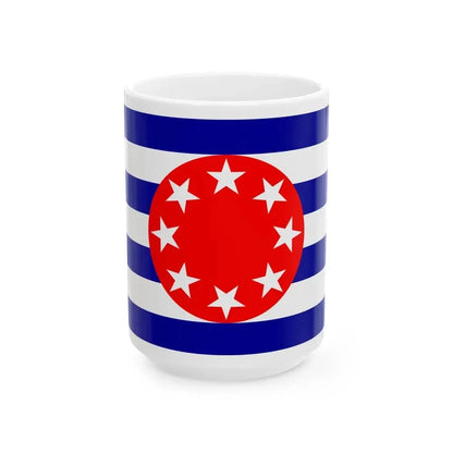 Flag of Ngarchelong Palau - White Coffee Mug - Go Mug Yourself