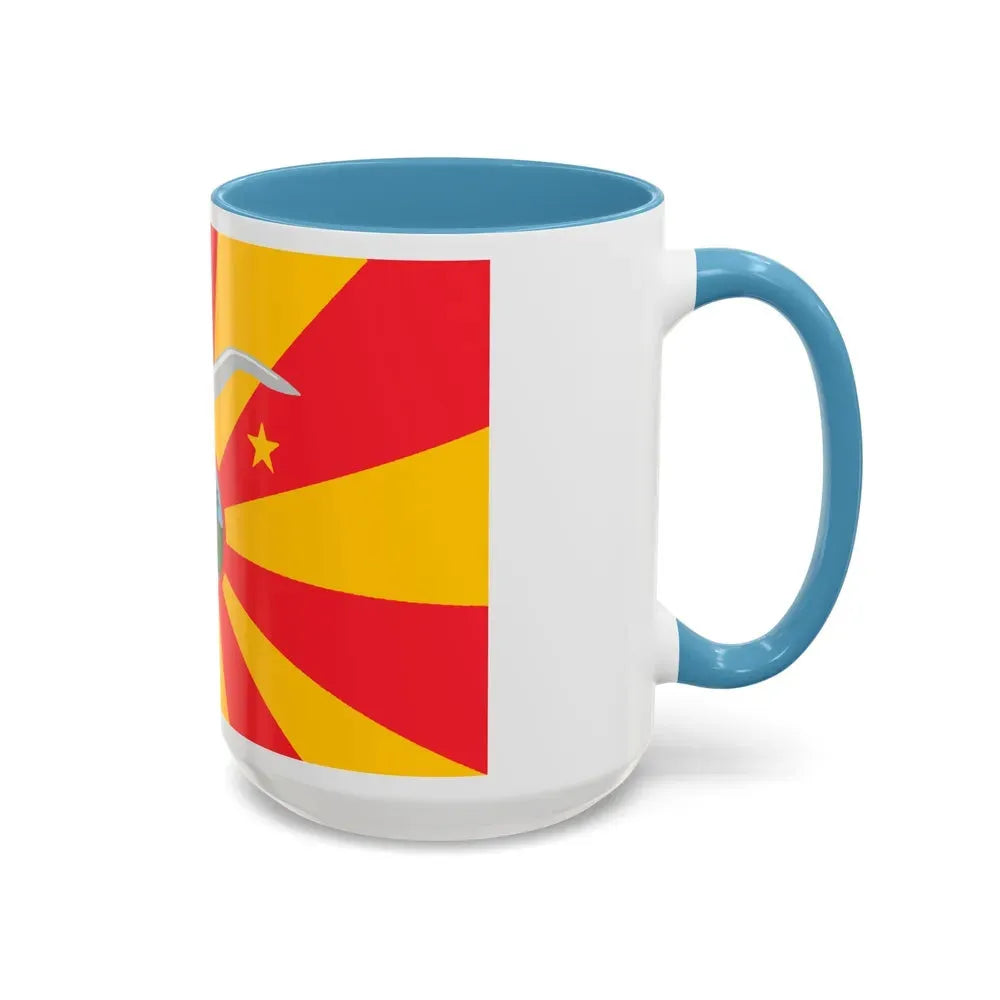 Flag of Ngardmau Palau - Accent Coffee Mug - Go Mug Yourself