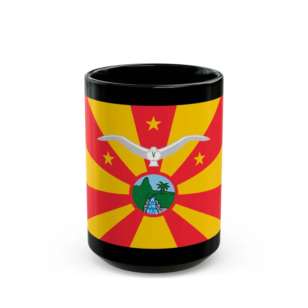 Flag of Ngardmau Palau - Black Coffee Mug-15oz-Go Mug Yourself