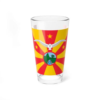 Flag of Ngardmau Palau - Pint Glass 16oz 16oz - Go Mug Yourself