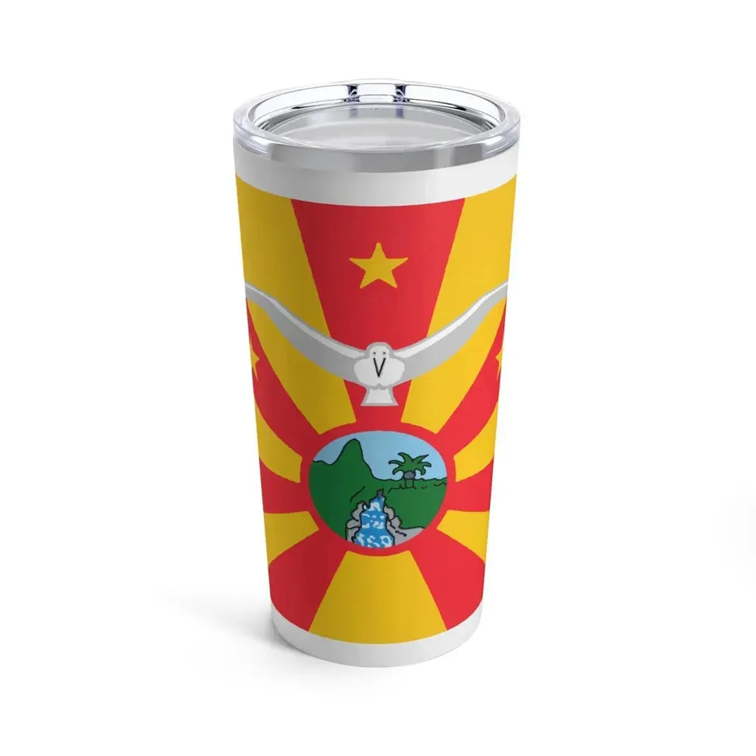 Flag of Ngardmau Palau - Tumbler 20oz 20oz - Go Mug Yourself
