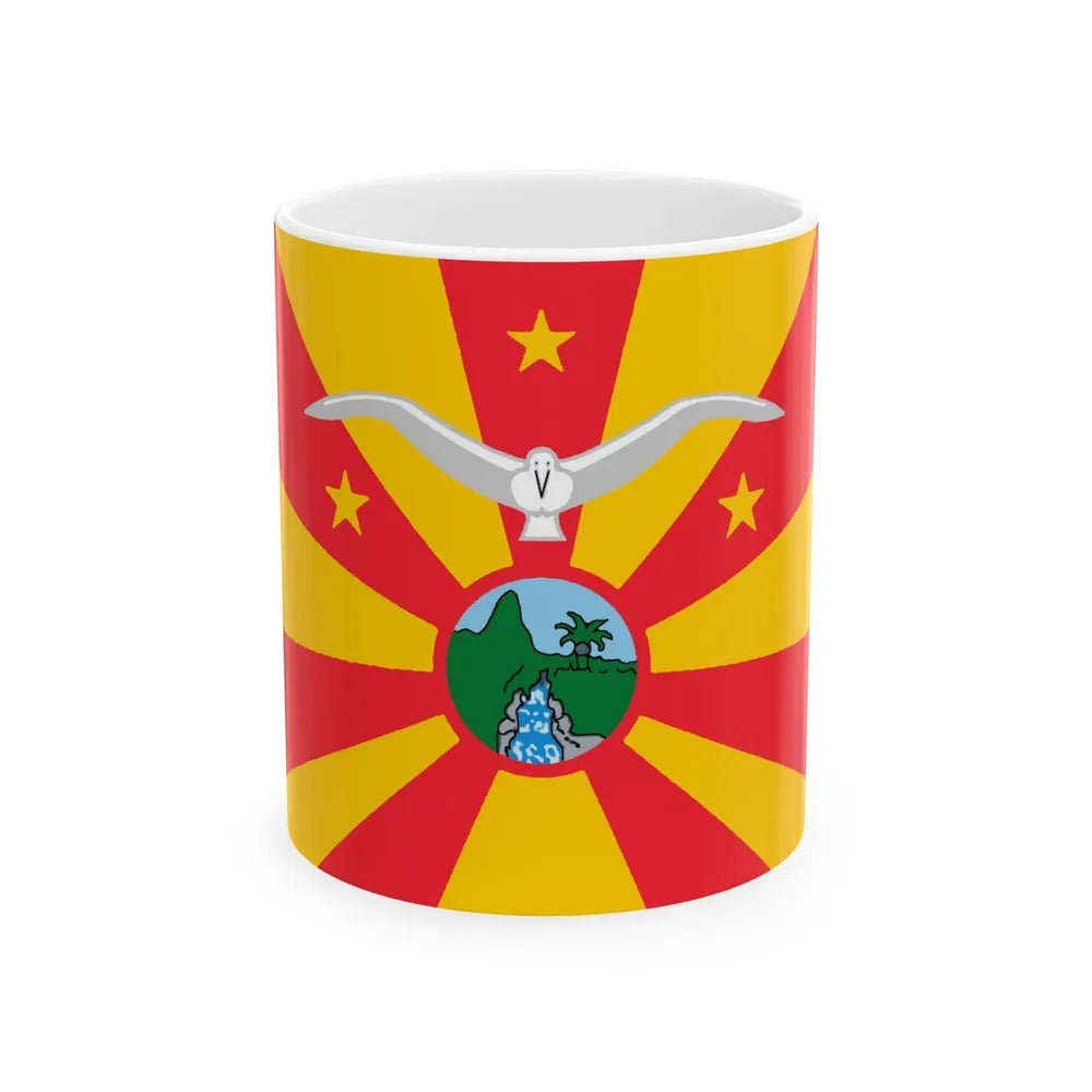 Flag of Ngardmau Palau - White Coffee Mug-11oz-Go Mug Yourself