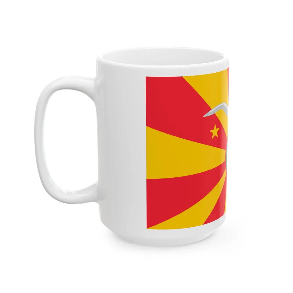 Flag of Ngardmau Palau - White Coffee Mug-Go Mug Yourself