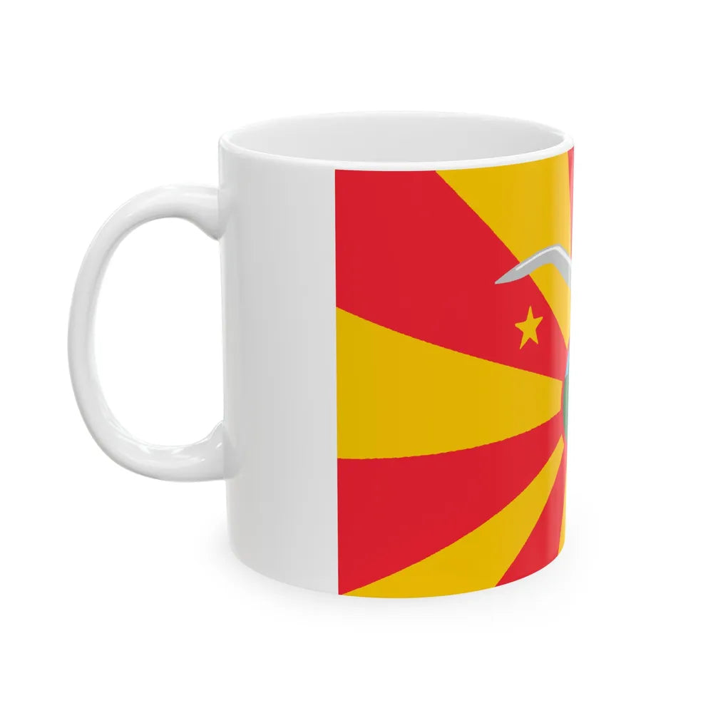 Flag of Ngardmau Palau - White Coffee Mug-Go Mug Yourself