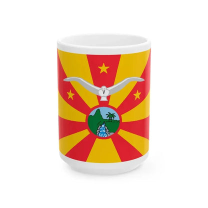 Flag of Ngardmau Palau - White Coffee Mug - Go Mug Yourself