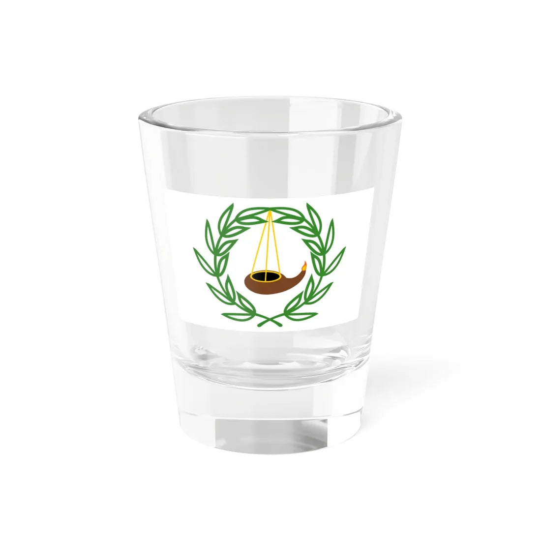 Flag of Ngatpang (Palau) Shot Glass 1.5oz 1.5oz - Go Mug Yourself