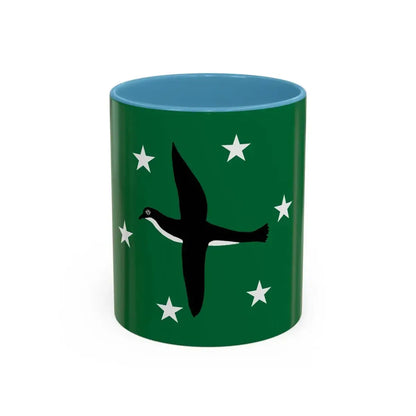 Flag of Ngchesar Palau - Accent Coffee Mug 11oz Light Blue - Go Mug Yourself