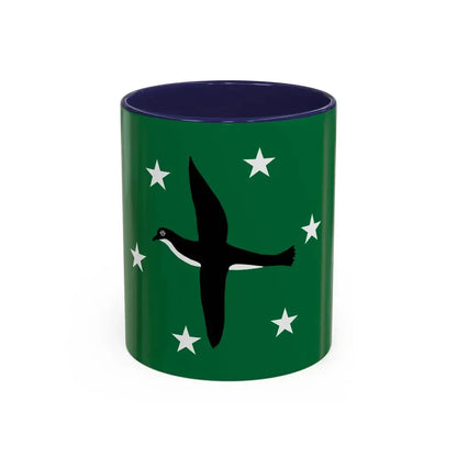 Flag of Ngchesar Palau - Accent Coffee Mug 11oz Navy - Go Mug Yourself