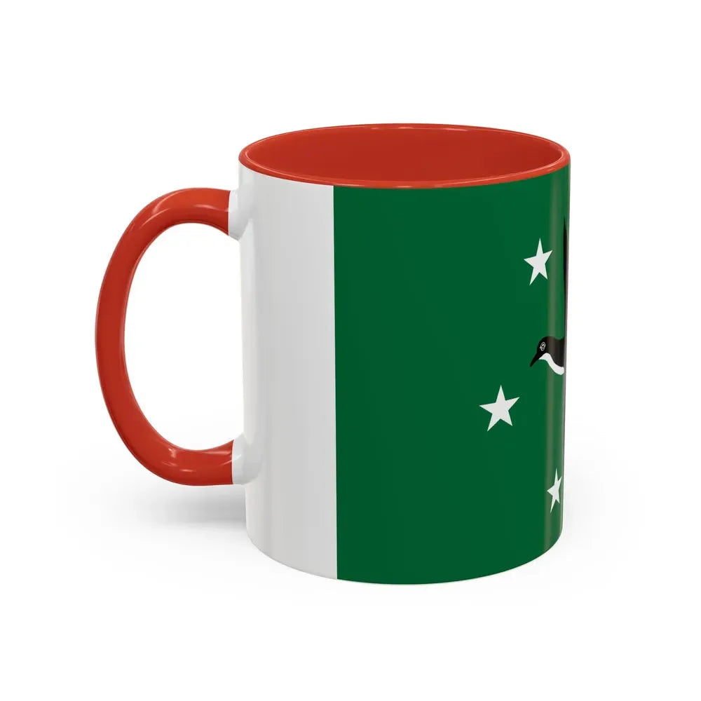 Flag of Ngchesar Palau - Accent Coffee Mug - Go Mug Yourself