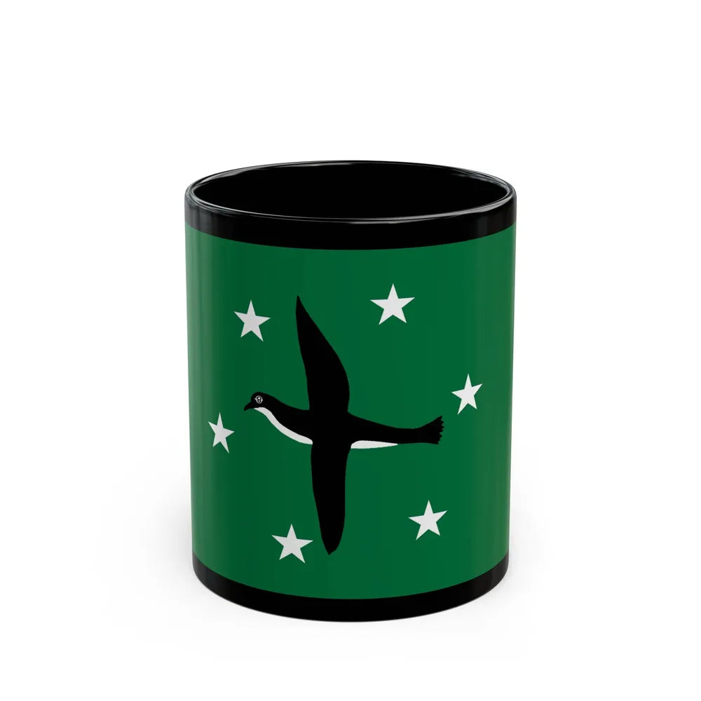 Flag of Ngchesar Palau - Black Coffee Mug-11oz-Go Mug Yourself