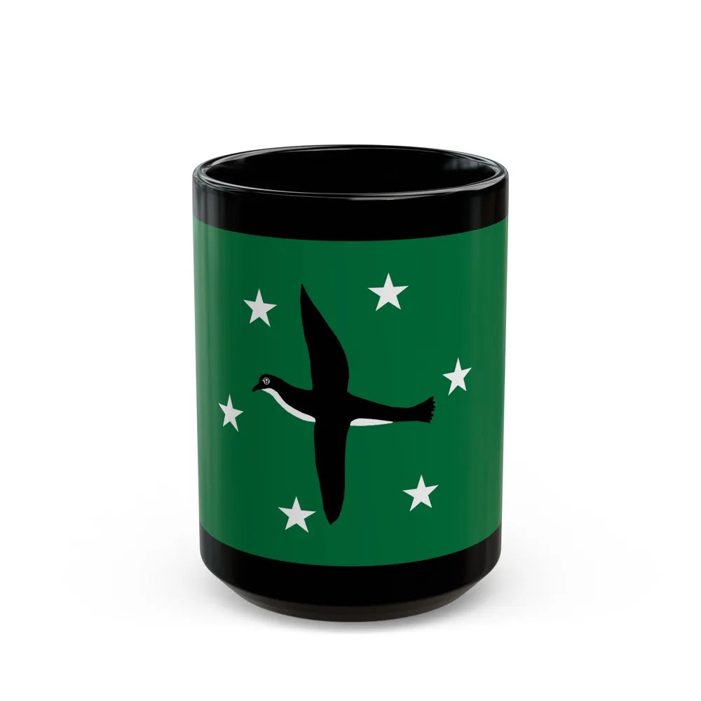 Flag of Ngchesar Palau - Black Coffee Mug-15oz-Go Mug Yourself