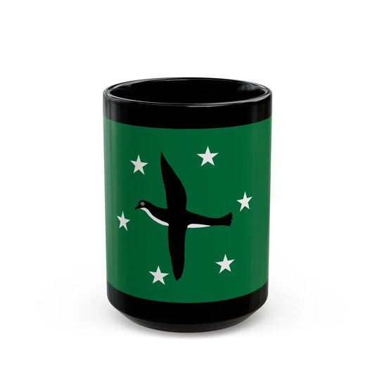 Flag of Ngchesar Palau - Black Coffee Mug 15oz - Go Mug Yourself