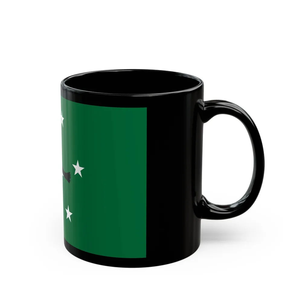 Flag of Ngchesar Palau - Black Coffee Mug-Go Mug Yourself