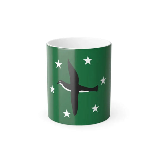Flag of Ngchesar Palau - Color Changing Coffee Mug 11oz - Go Mug Yourself