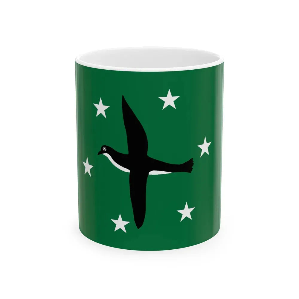 Flag of Ngchesar Palau - White Coffee Mug 11oz - Go Mug Yourself