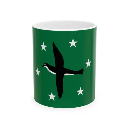Flag of Ngchesar Palau - White Coffee Mug 11oz - Go Mug Yourself