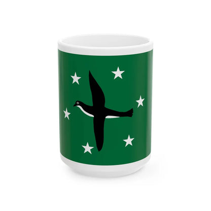 Flag of Ngchesar Palau - White Coffee Mug-15oz-Go Mug Yourself