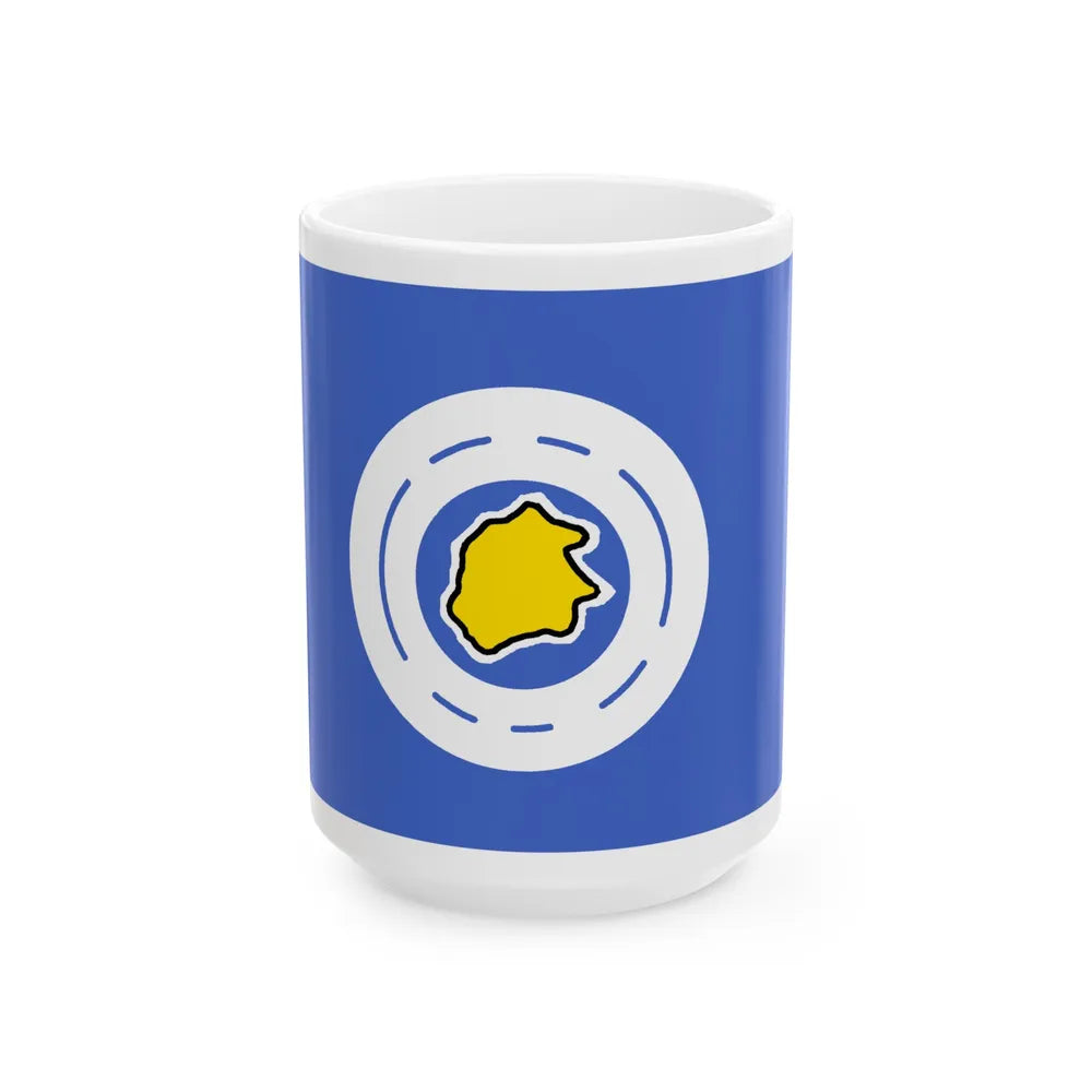 Flag of Ngeremlengui Palau - White Coffee Mug-15oz-Go Mug Yourself