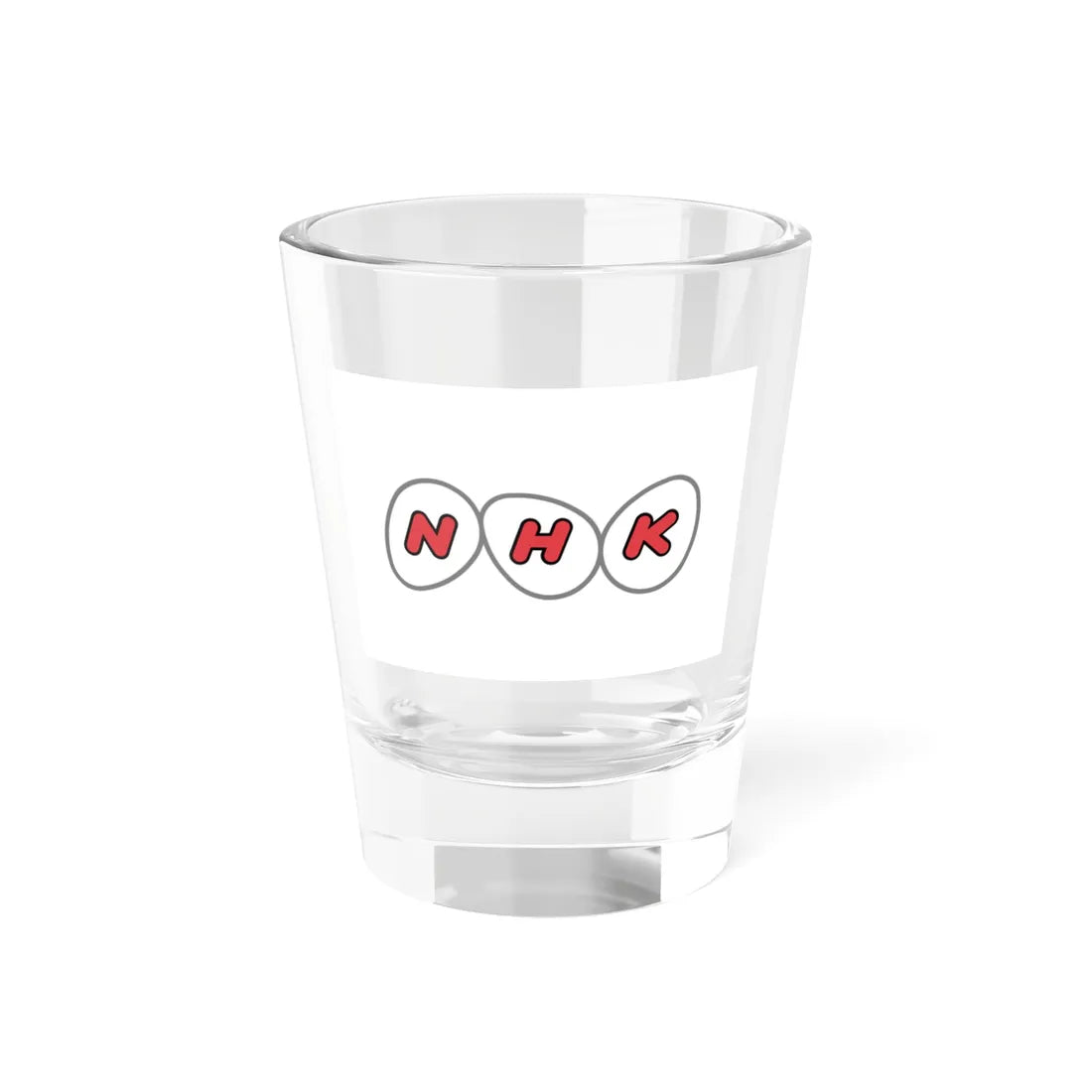 Flag of NHK 1995-2020 (Japan) Shot Glass 1.5oz 1.5oz - Go Mug Yourself