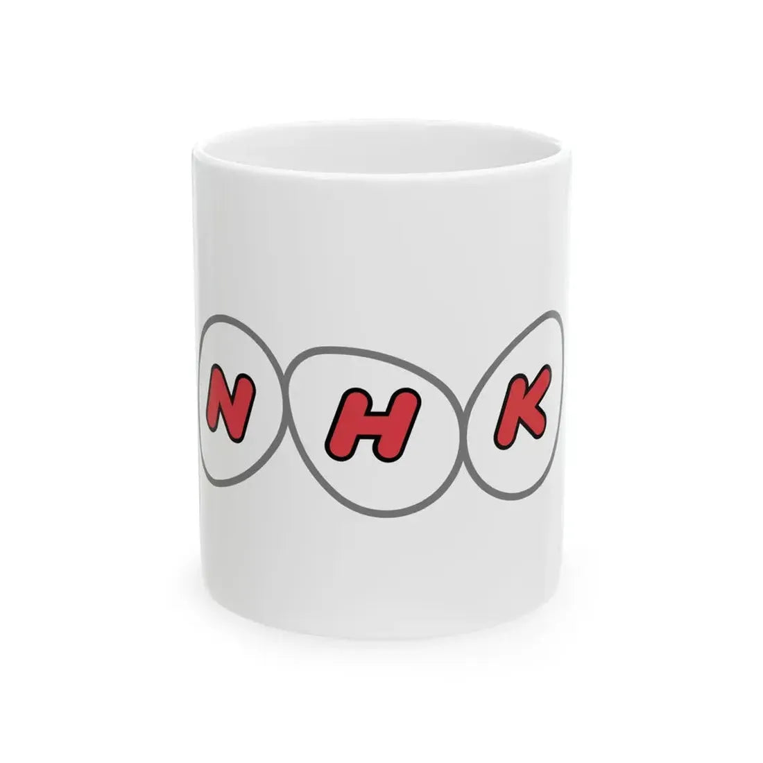 Flag of NHK 1995-2020 (Japan) White Coffee Mug 11oz - Go Mug Yourself