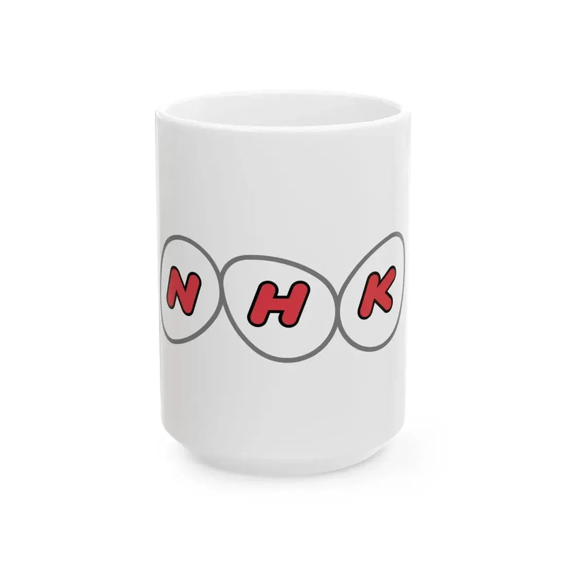 Flag of NHK 1995-2020 (Japan) White Coffee Mug 15oz - Go Mug Yourself