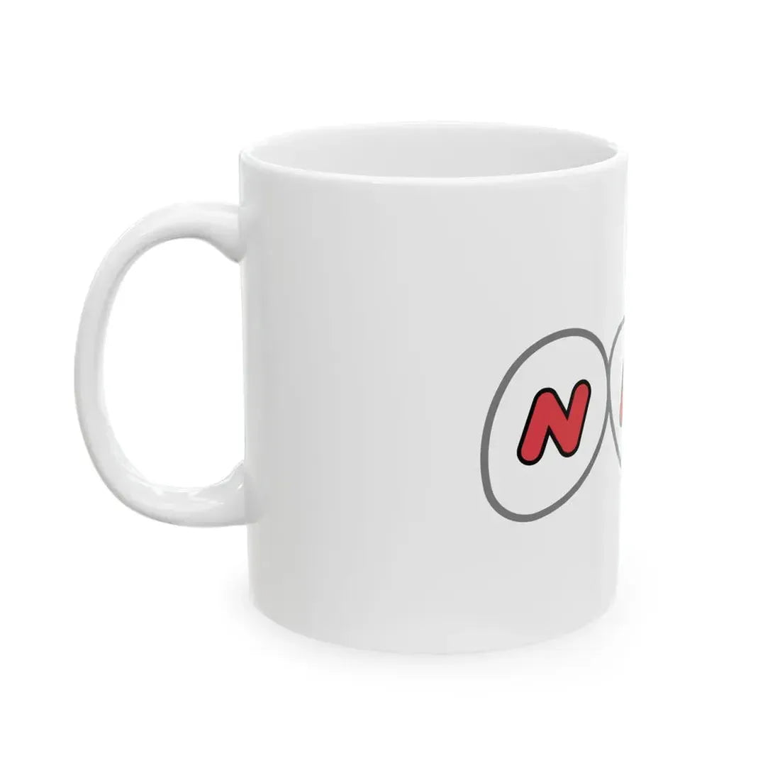 Flag of NHK 1995-2020 (Japan) White Coffee Mug - Go Mug Yourself