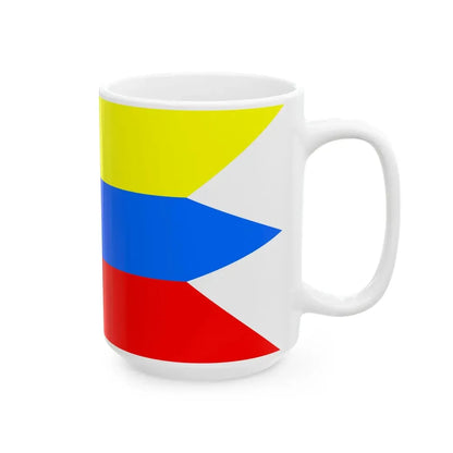 Flag of Niasvizh Belarus (Belarus) White Coffee Mug - Go Mug Yourself