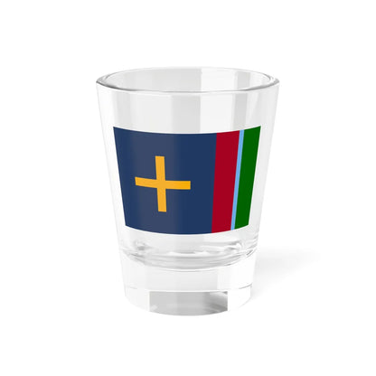 Flag of Nibley Utah (United States) Shot Glass 1.5oz 1.5oz - Go Mug Yourself