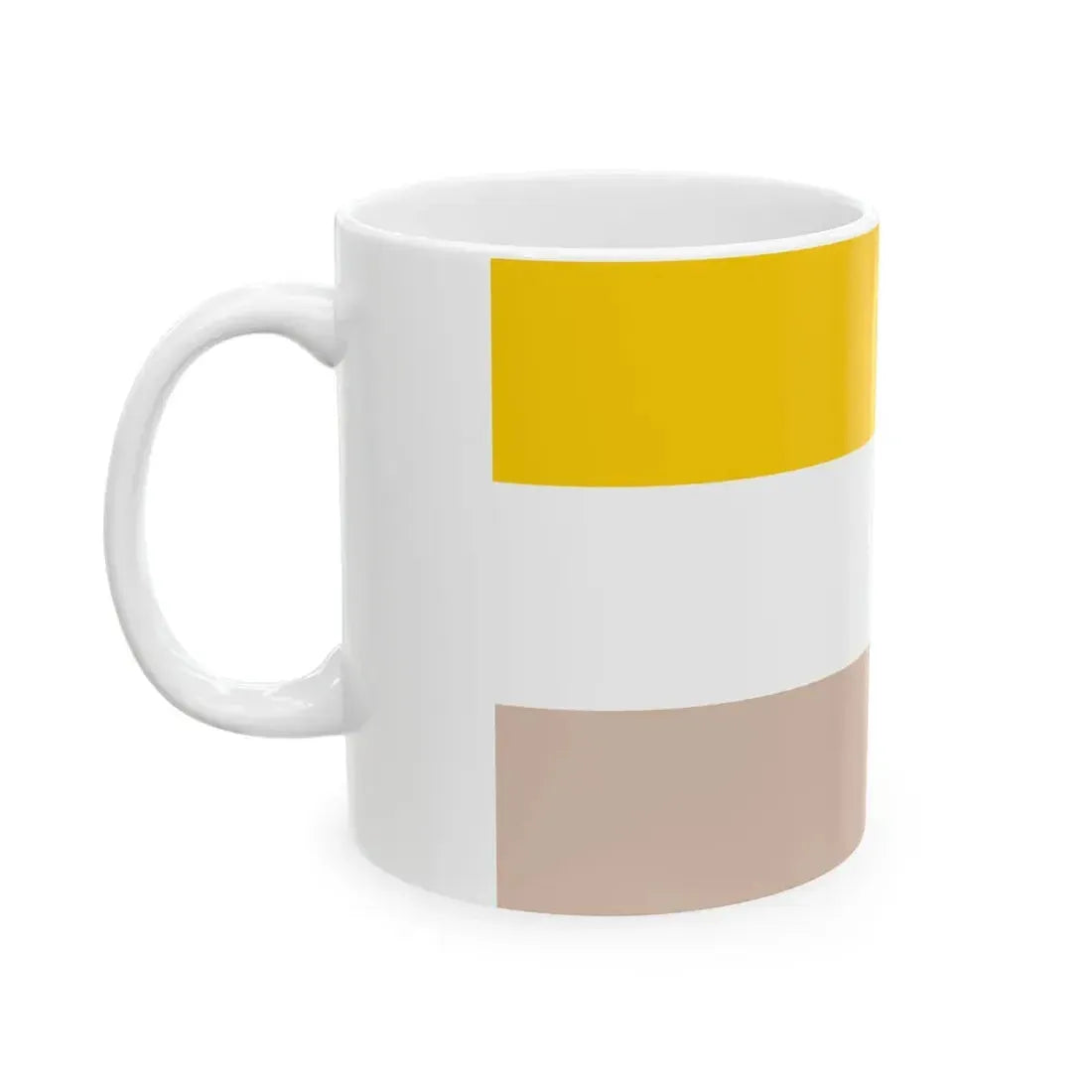 Flag of Nicaragua 1839-1858 (Nicaragua) White Coffee Mug - Go Mug Yourself