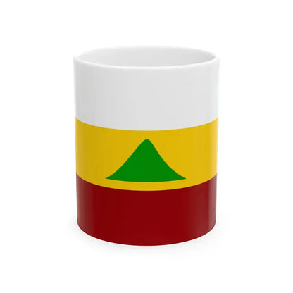 Flag of Nicaragua 1852 (Nicaragua) White Coffee Mug 11oz - Go Mug Yourself