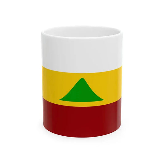 Flag of Nicaragua 1852 (Nicaragua) White Coffee Mug 11oz - Go Mug Yourself