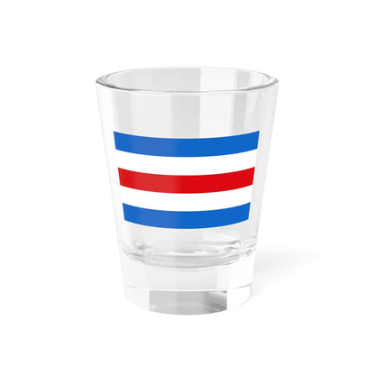 Flag of Nicaragua 1889-1893 (Nicaragua) Shot Glass 1.5oz 1.5oz - Go Mug Yourself