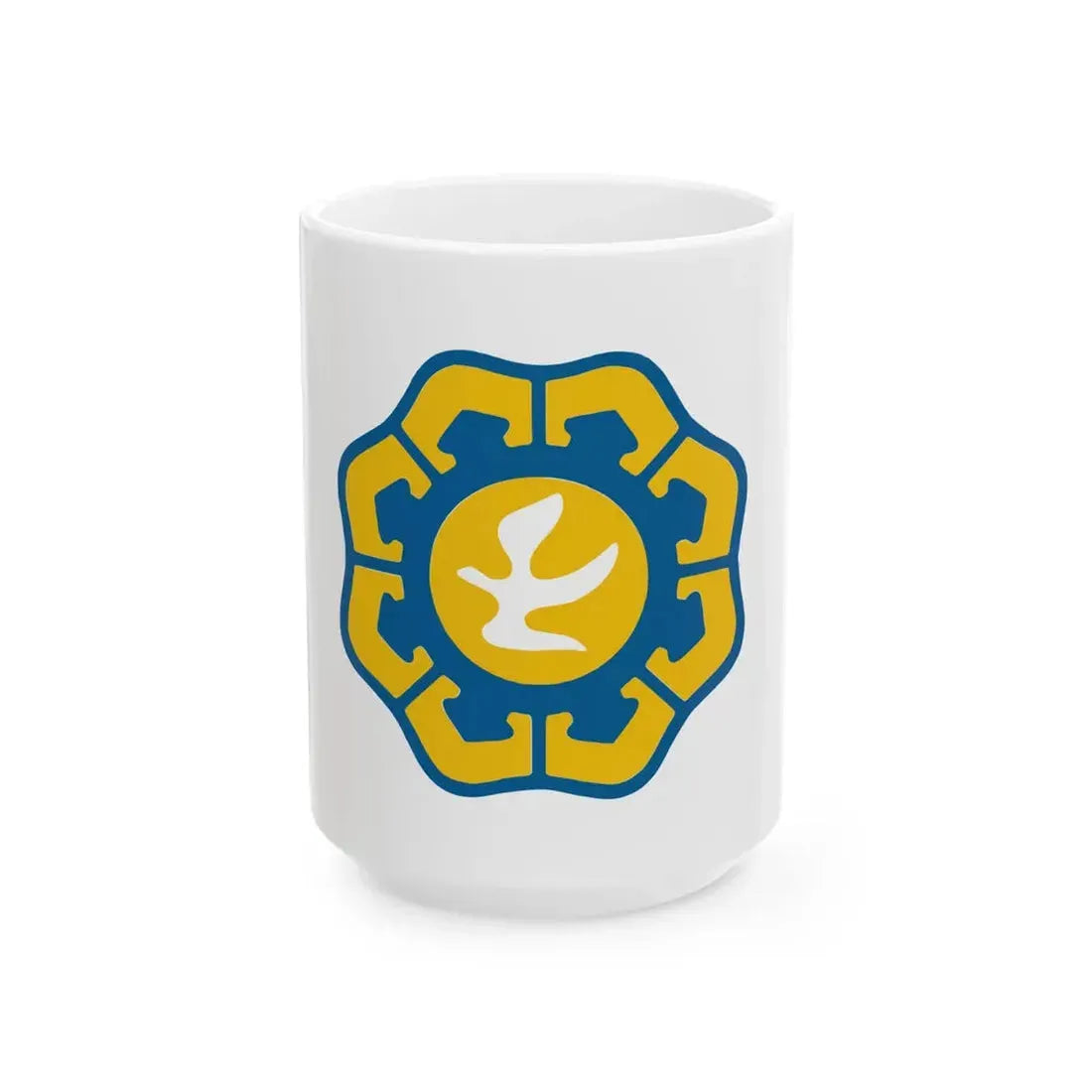 Flag of Nicosia (Cyprus) White Coffee Mug 15oz - Go Mug Yourself